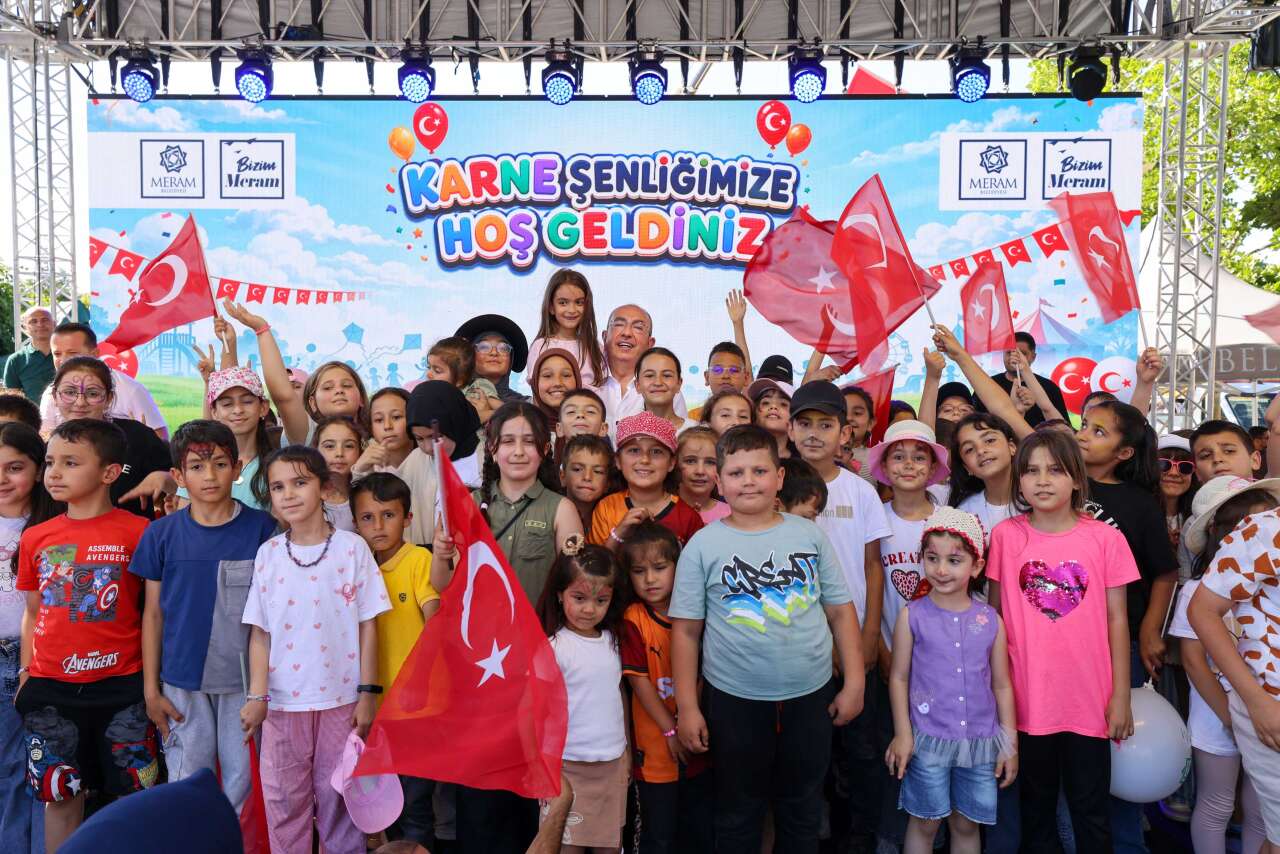Meram'da karne coşkusu! Binlerce çocuk şenliğe akın etti 3